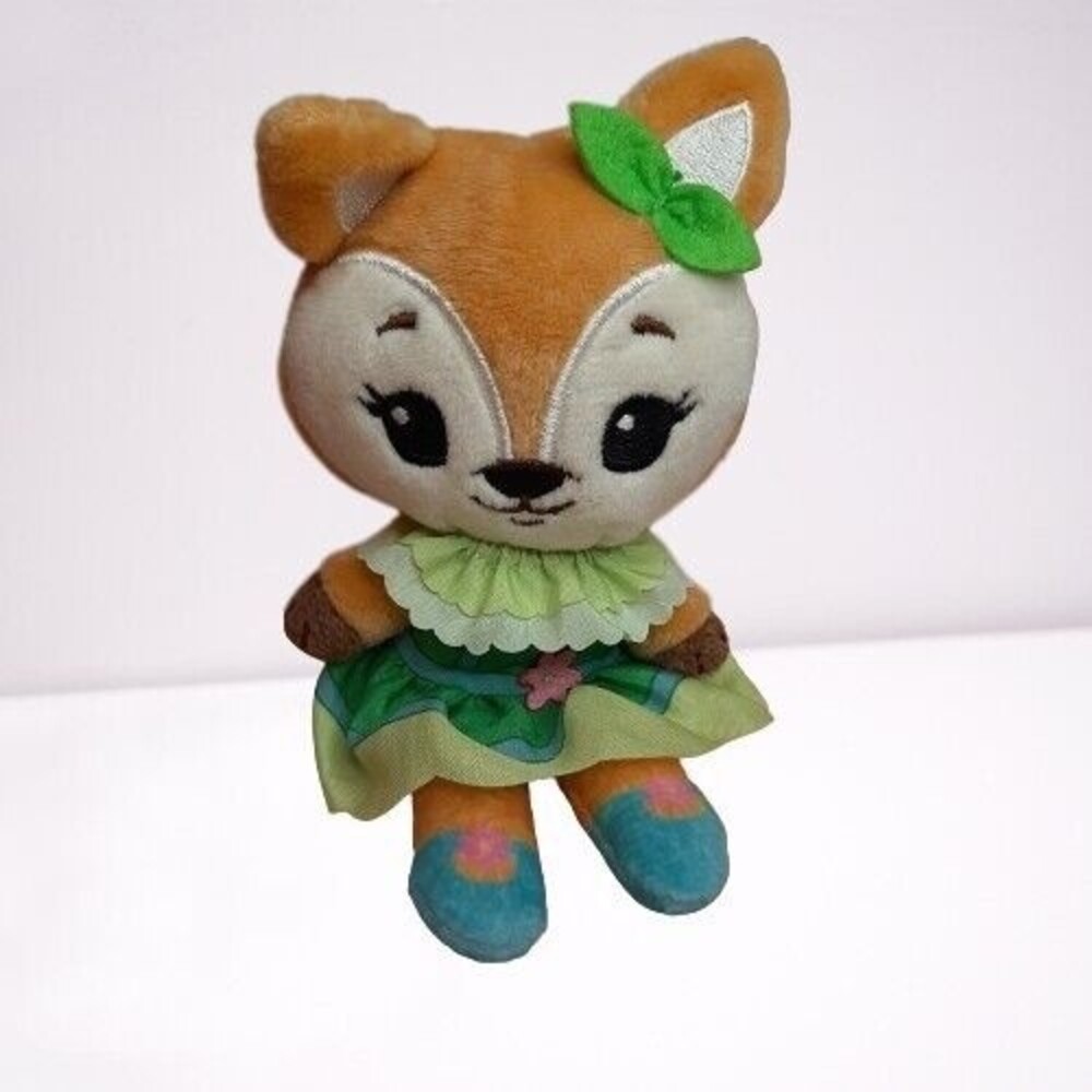 Tiny Tukkins 5.5” Plush Mommy Fox Miniature Plush Stuffed Animal Toy Doll